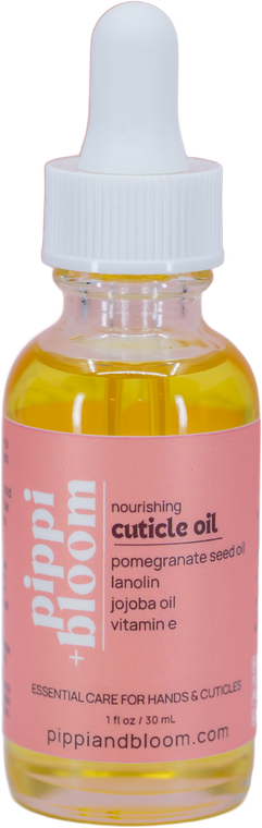 Pippi and Bloom cuticle oil dropper bottle